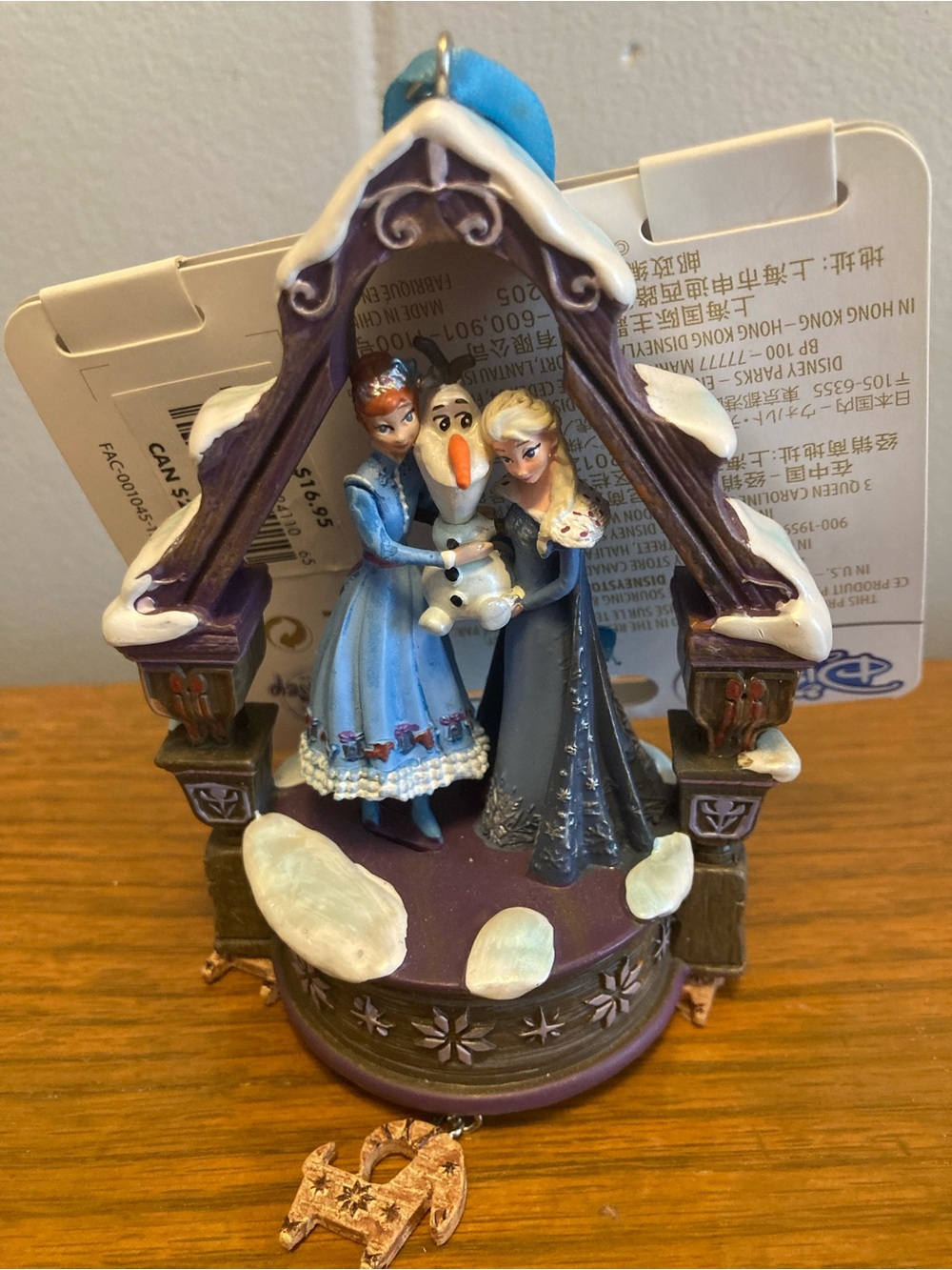 Disney Frozen Sketchbook Ornament With Tag Plays Music Works 2017